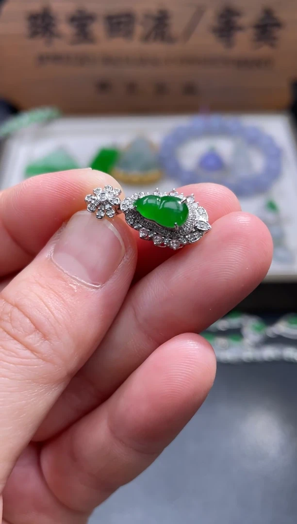 【闪购商品】翡翠颈饰18K金镶嵌23..........