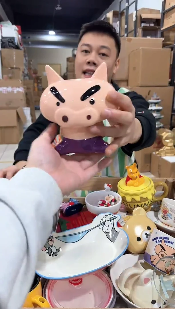 瓷片肥嘟嘟存钱罐