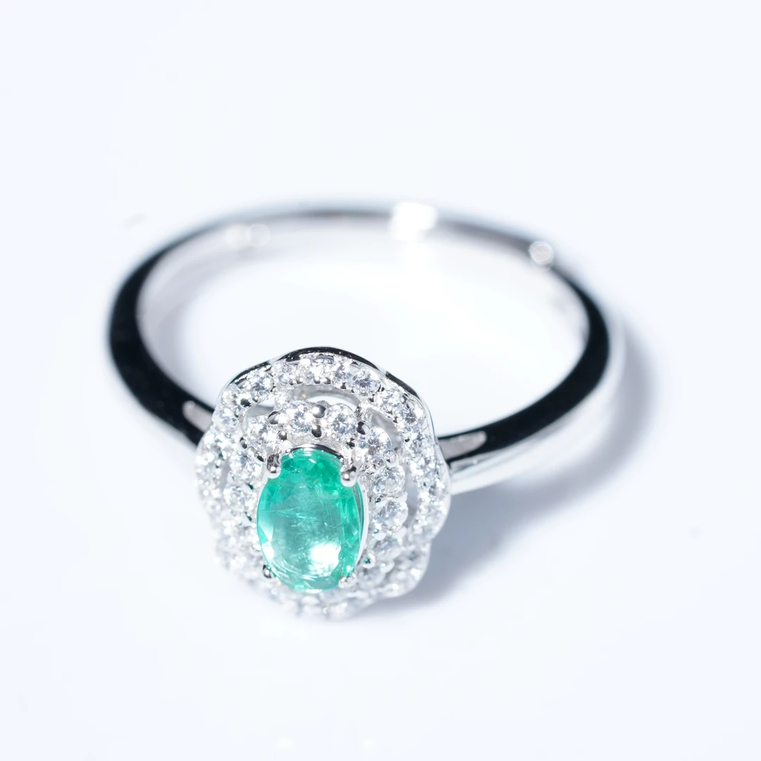 JSZMJ0646-祖母绿戒指（主石约：45分)