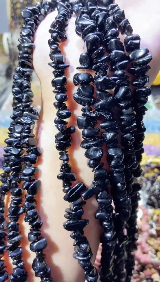 未镶嵌珠宝半成品水晶黑耀