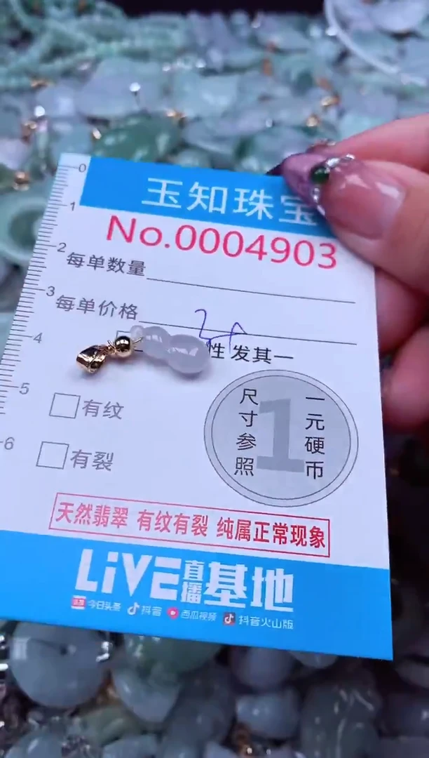 吊坠(不含链)未镶嵌翡翠4903