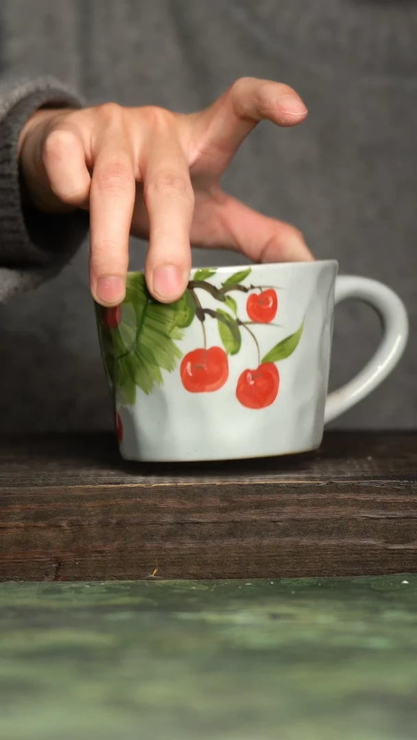 【闪购商品】杯青诗手工手绘瓷器