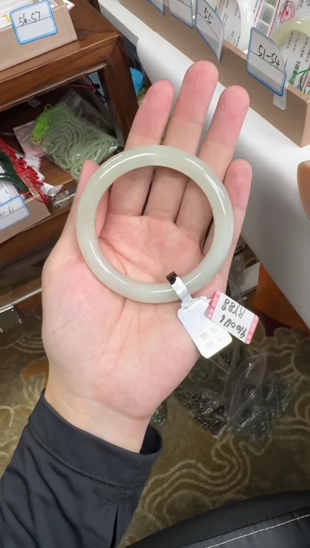 未镶嵌手镯和田玉58-