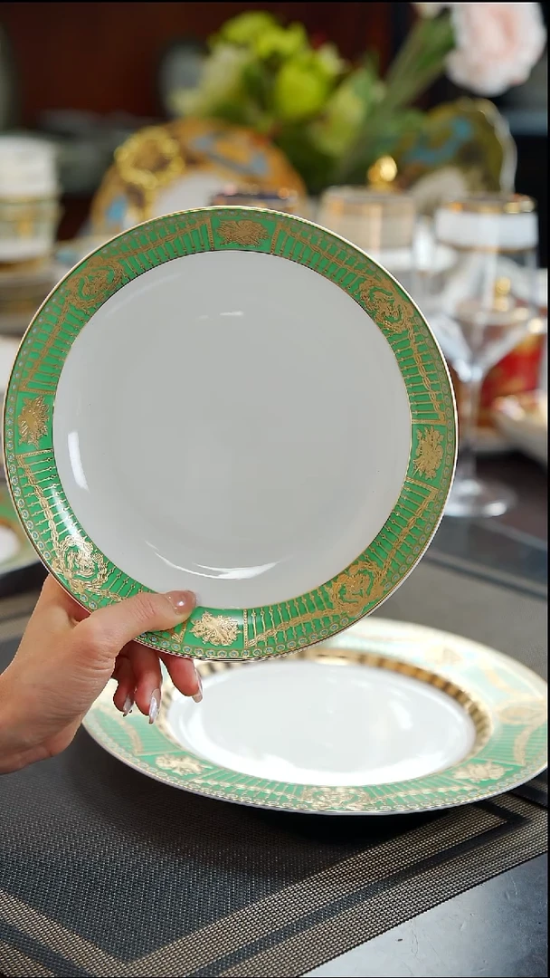 瓷片8英寸菜盘1个