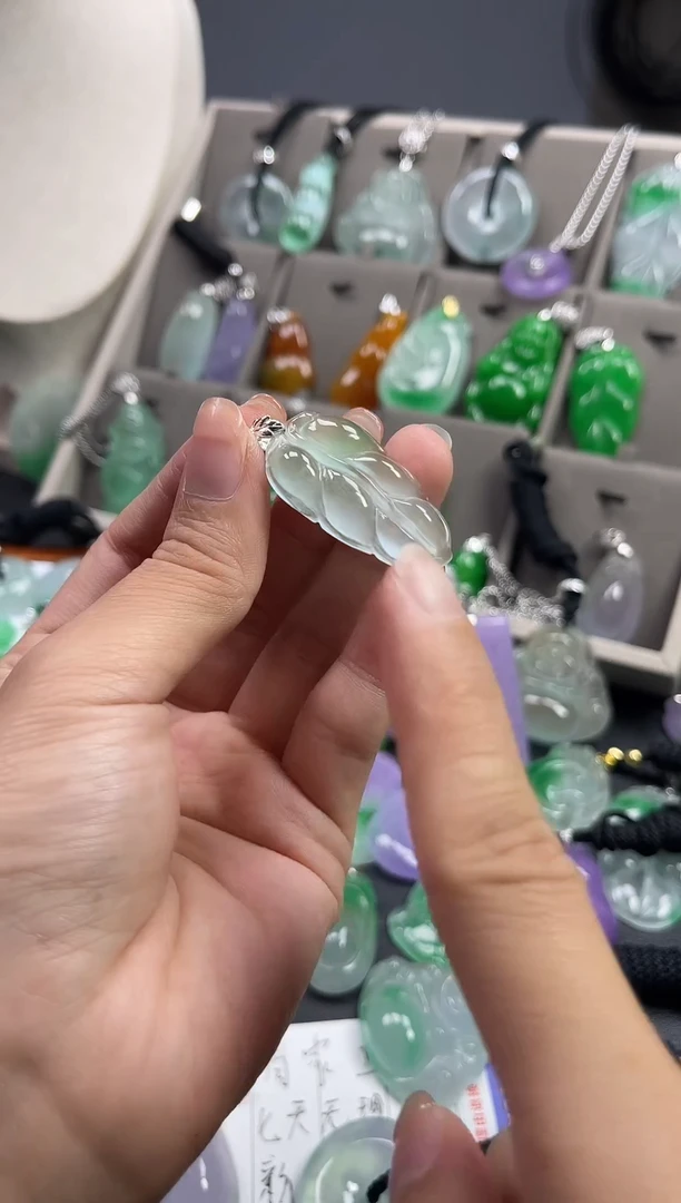 颈饰未镶嵌翡翠  所见即所得 一图一物