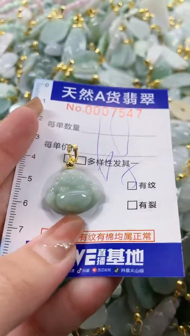 颈饰未镶嵌翡翠天然A货翡翠