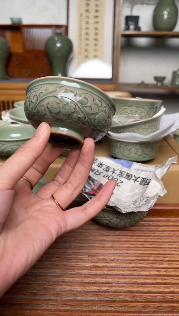 瓷器33王晓娜纯手工普洱杯