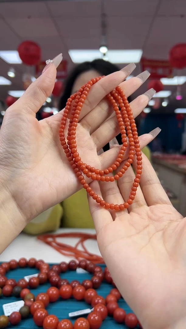 【闪购商品】南红玛瑙项链未镶嵌3.6-8-4（多样式）