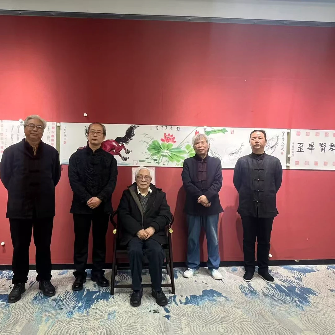 徐红波.刘振永.陈立国.余文平.群贤毕至.真人手绘作品