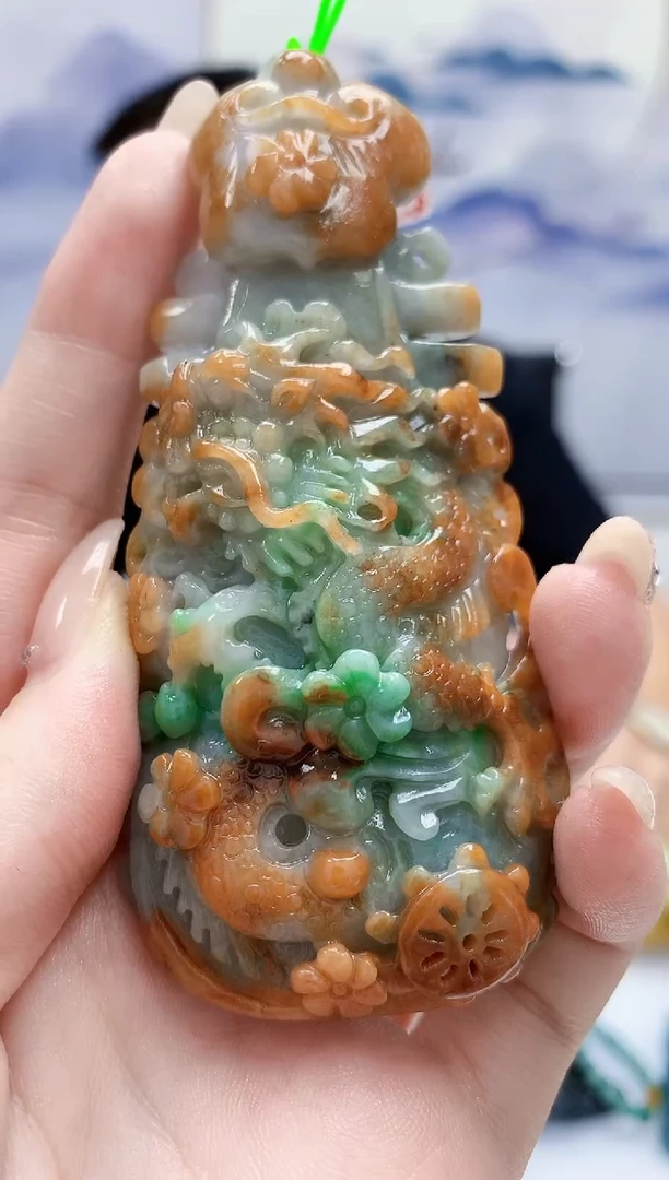 定制翡翠未镶嵌5124jw-毛货挂件26