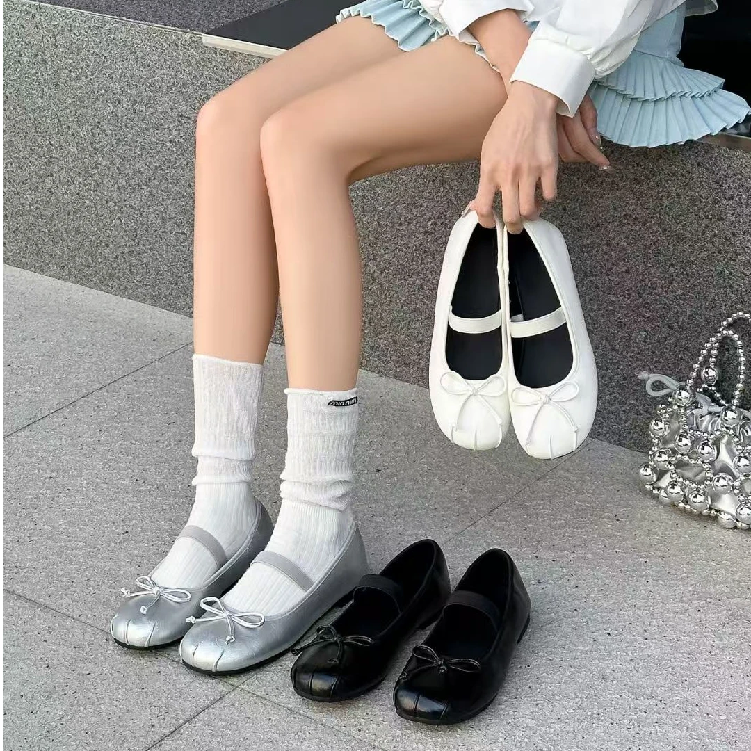【大美家304】女浅口蝴蝶结芭蕾玛丽珍单鞋温柔舒适159626