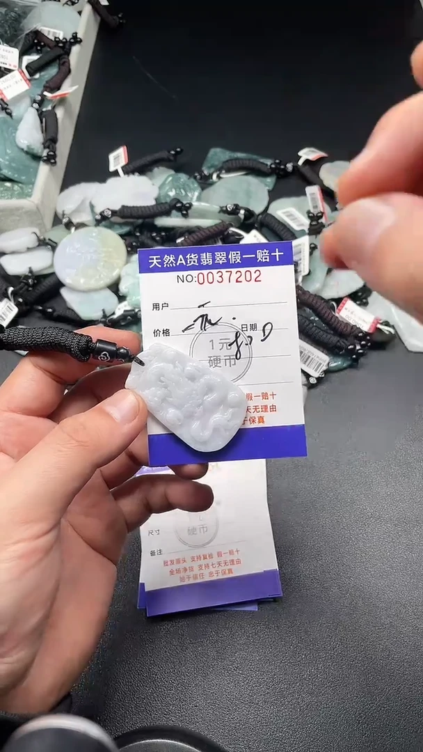 翡翠未镶嵌颈饰 天然翡翠 一物一图