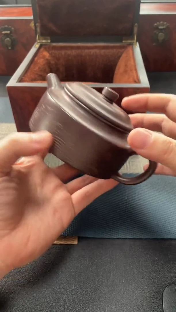 茶壶紫砂85   宜兴原矿紫砂