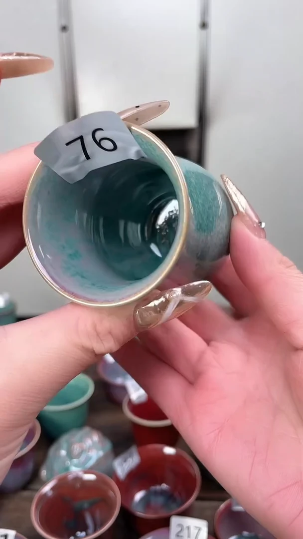 【闪购商品】摆件钧瓷手工茶器窑变