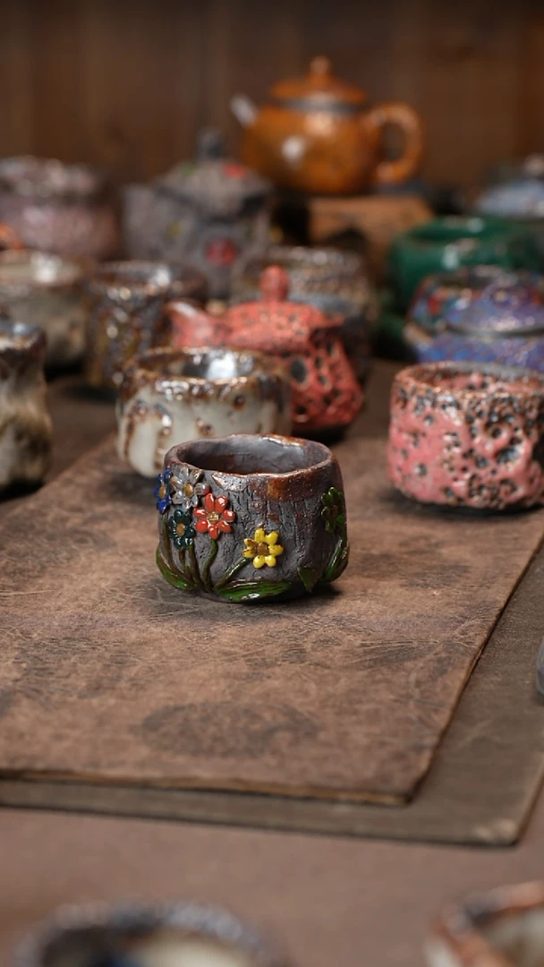 【闪购商品】景德镇柴烧志野杯