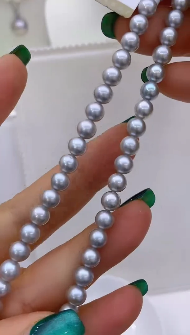 【闪购商品】海水珍珠项链未镶嵌195 5.5-6.5mm