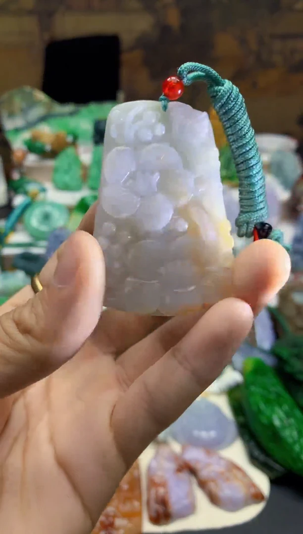 颈饰未镶嵌翡翠天然A货翡翠