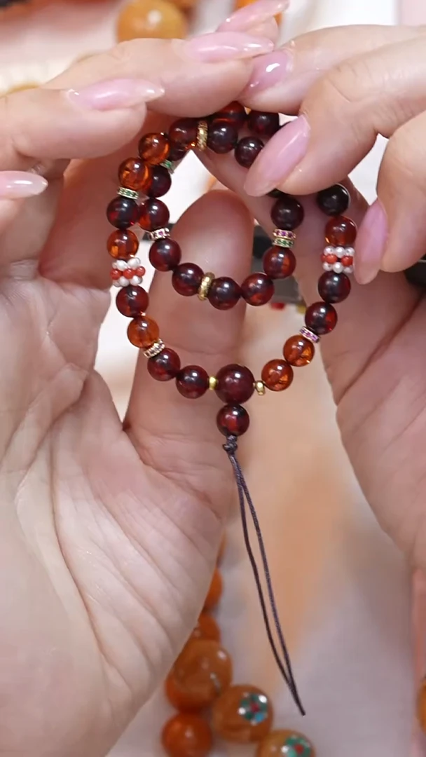 琥珀颈饰未镶嵌7647天然蜜蜡珠宝奇石云端妖孽全部保真