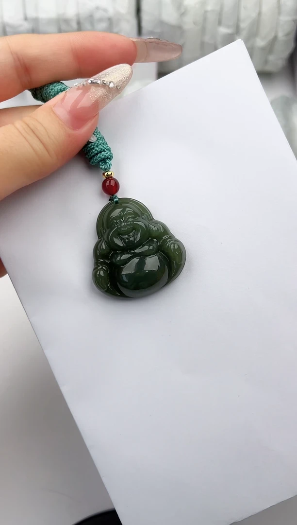 和田玉未镶嵌吊坠(赠链)1颜色微差无瑕