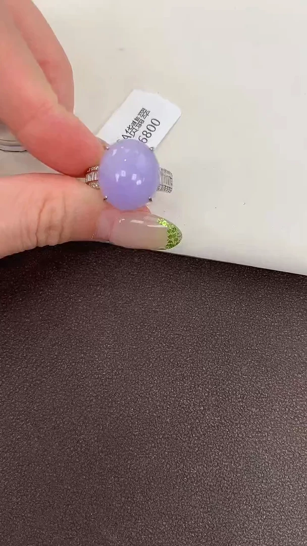 颈饰银S925镶嵌翡翠天然缅甸a货翡翠