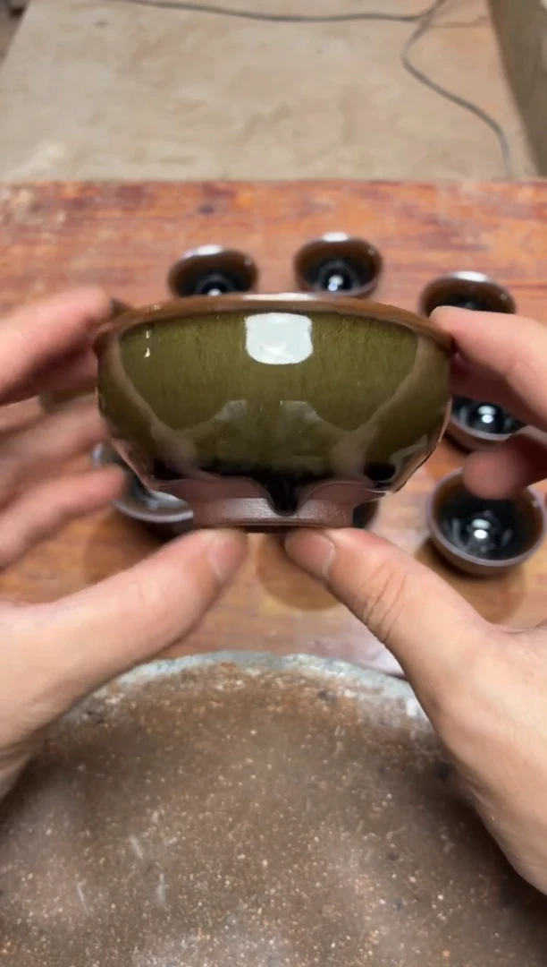 茶盏真柴烧建盏换点柴火