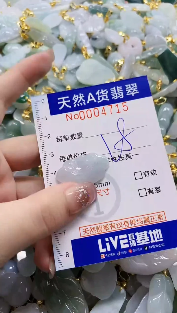 颈饰未镶嵌翡翠天然A货翡翠