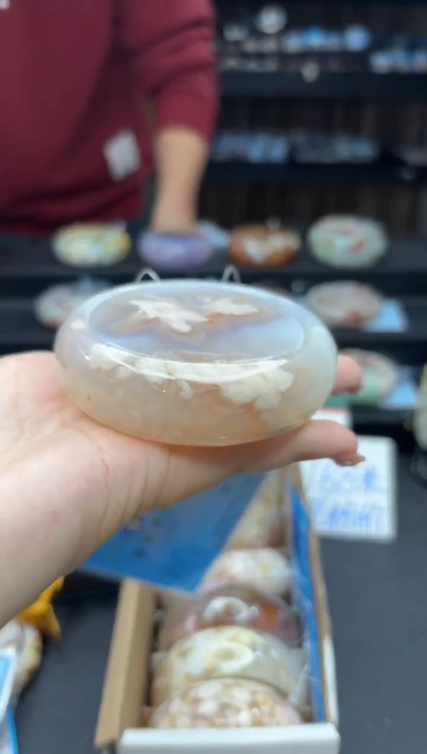 【闪购商品】石英质玉手镯未镶嵌160（60圈赠送镯心）