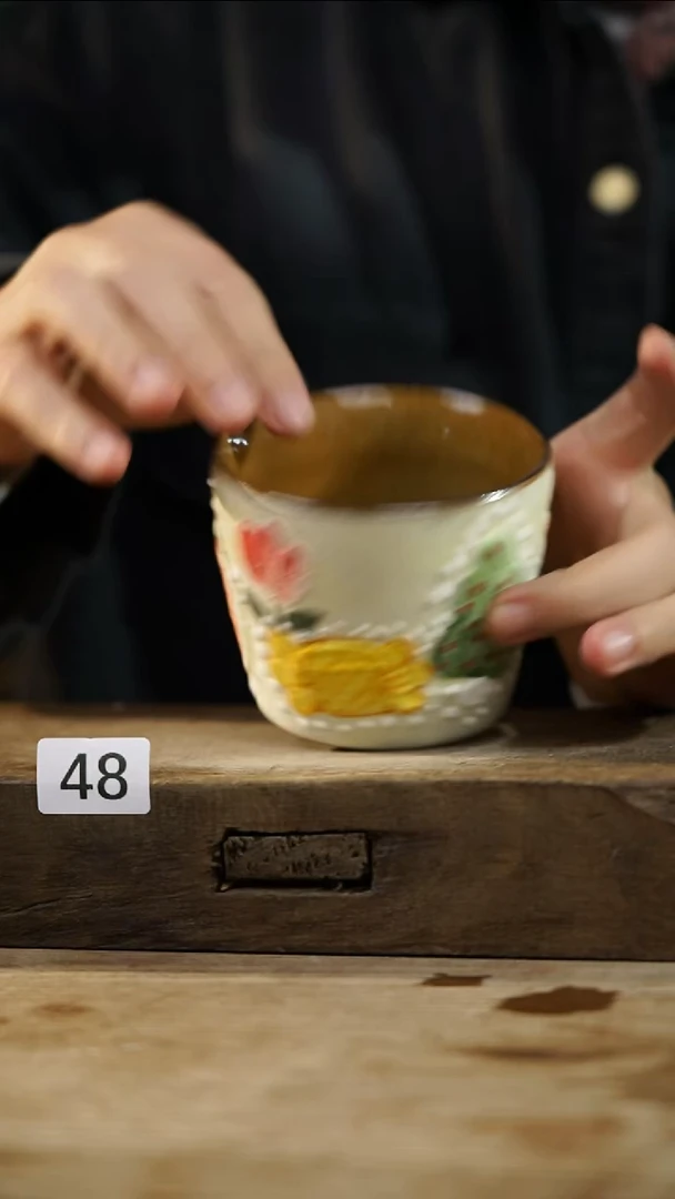 瓷片设计师手作！！！景德镇设计师系列！！！！大杯