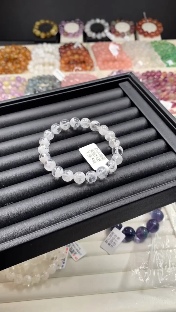 【闪购商品】水晶手链未镶嵌雪花幽灵9MM。A2