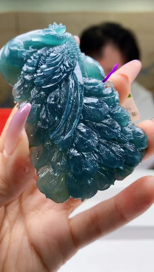 【闪购商品】定制翡翠未镶嵌5060ty-毛货挂件331