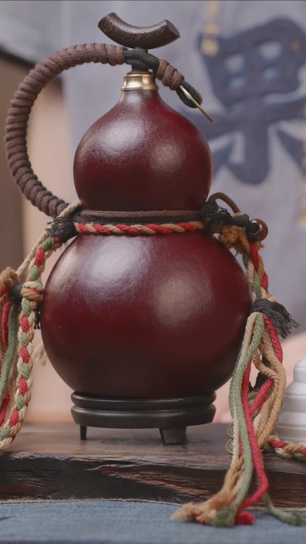 1473号精品大漆葫芦防腐防渗装水茶酒