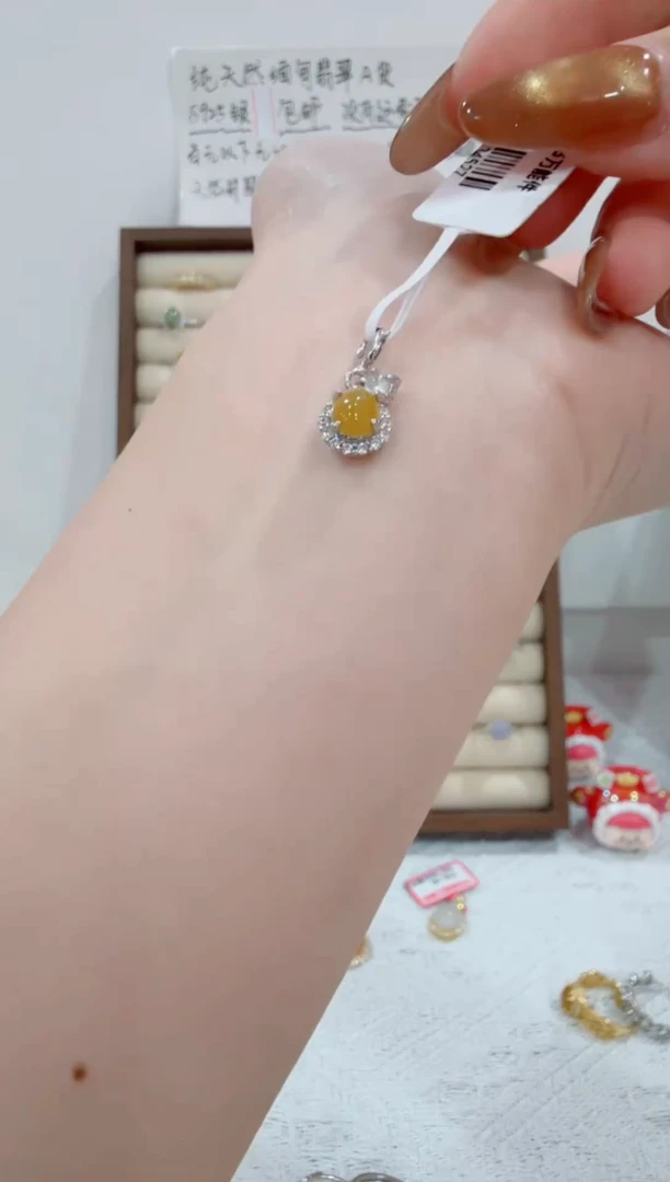 银S925镶嵌戒指翡翠玛**卡172