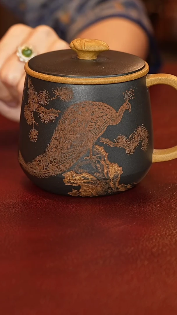 茶壶紫砂原矿高端紫砂--盖杯