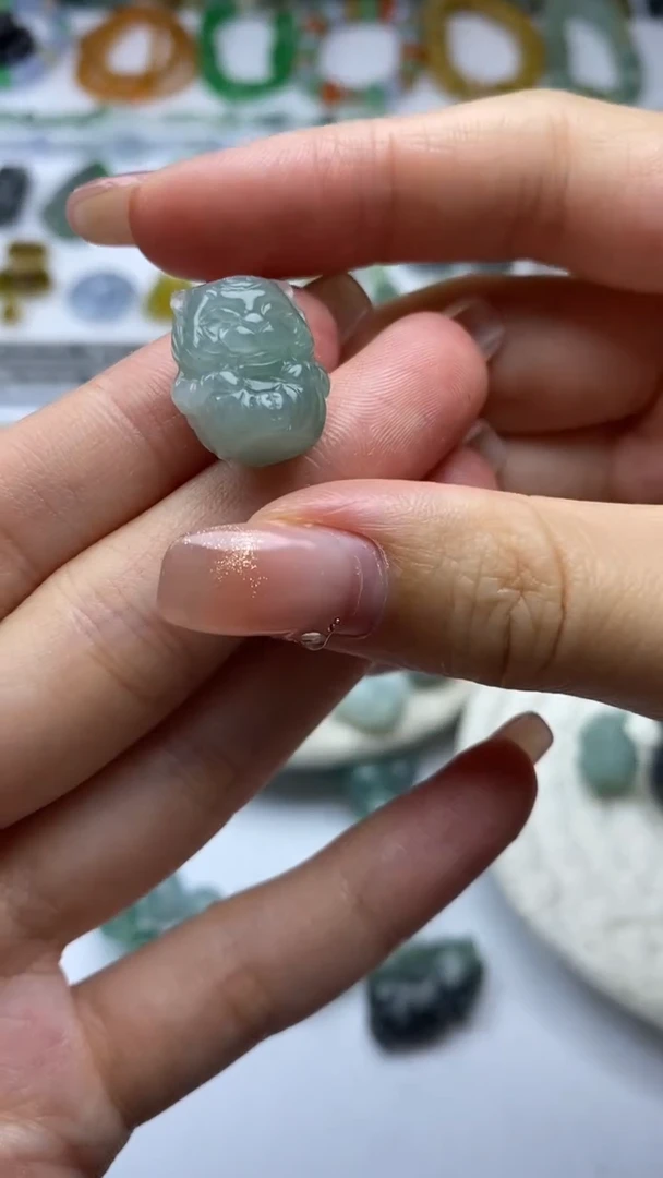 未镶嵌定制翡翠毛货定制不退不换