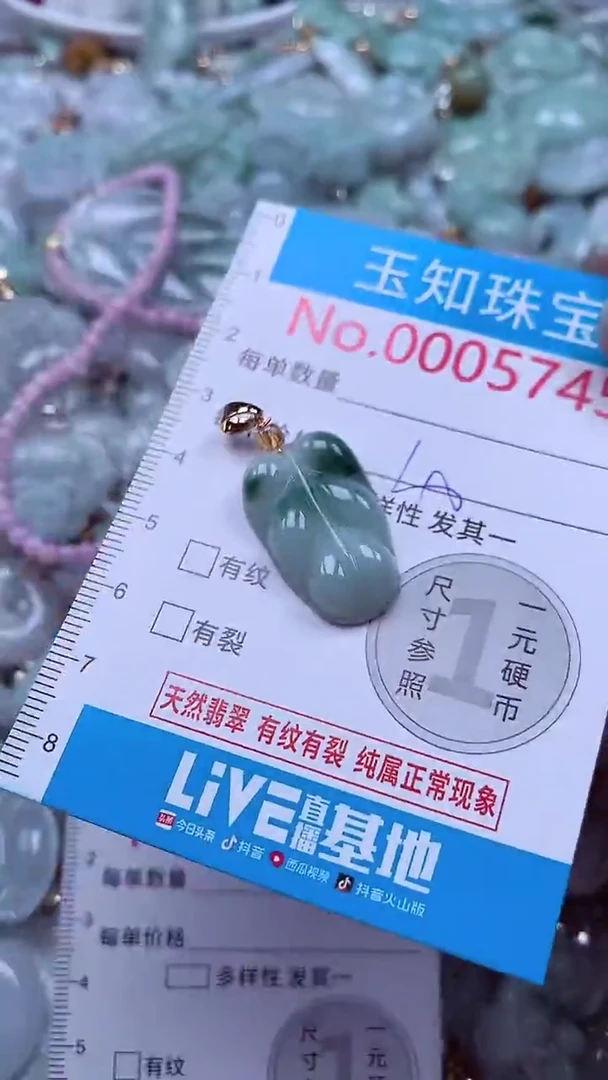 吊坠(不含链)未镶嵌翡翠5745