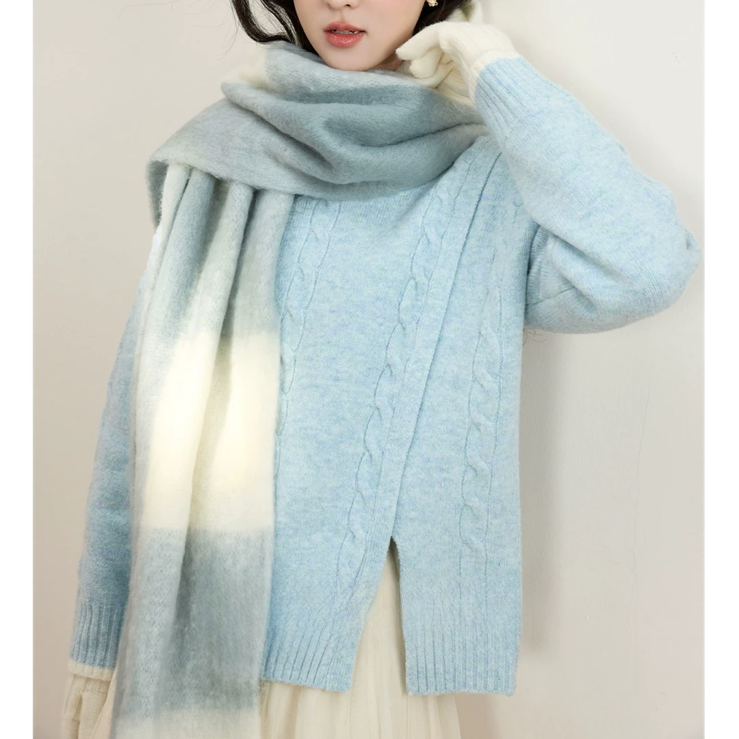 【品牌撤柜款ZB】慵懒风高级感毛衣女秋冬2024年新款圆领上衣L51831