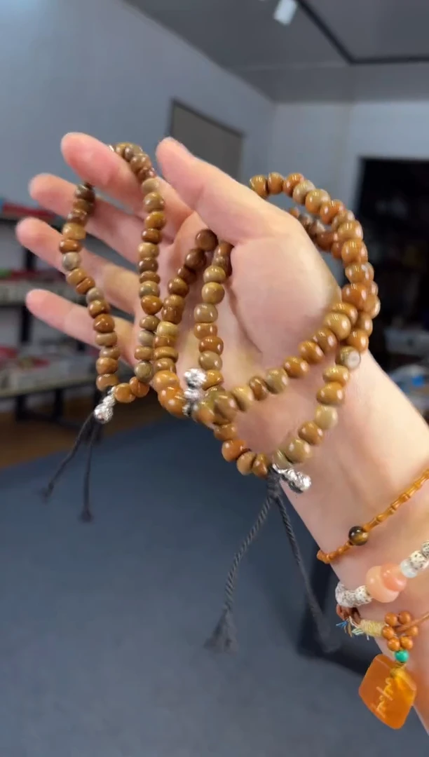 吊坠菩提根/象牙果  妖花库克【小金豆】手持