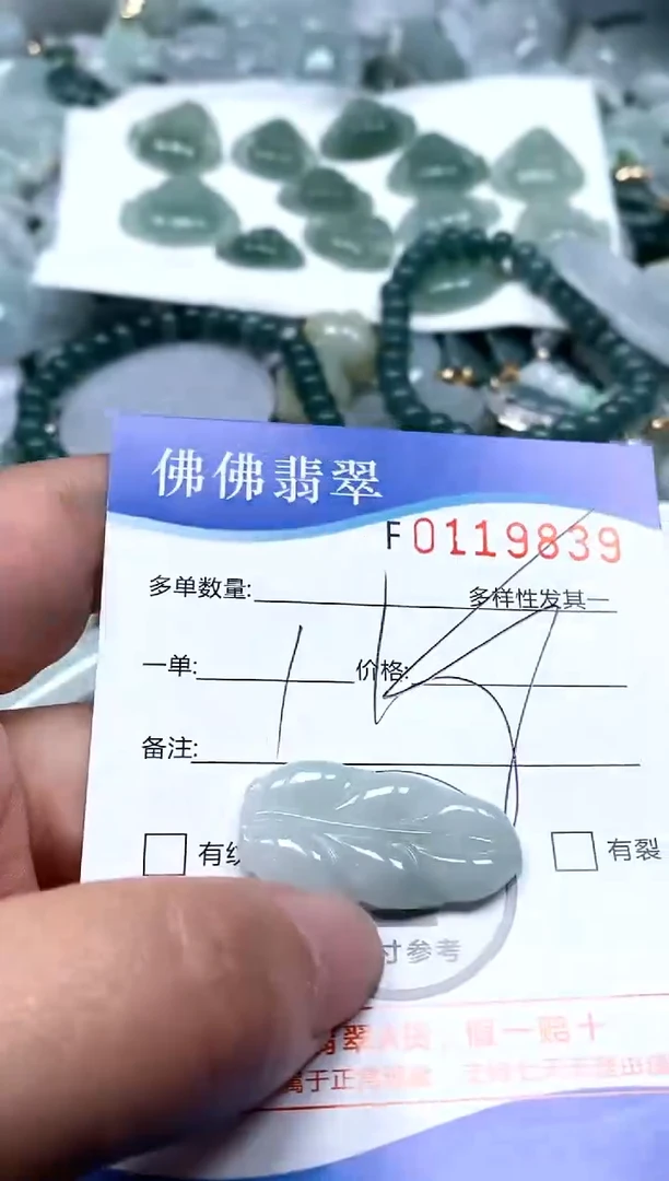 【闪购商品】翡翠颈饰未镶嵌闪购商品0119839