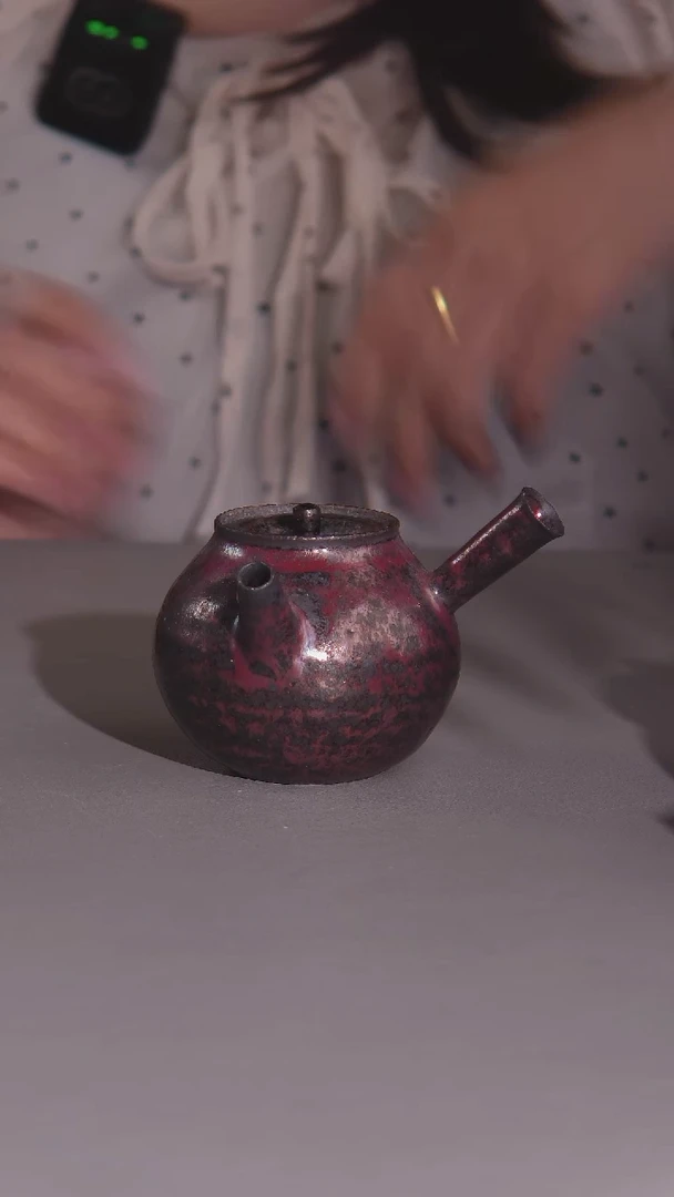 498黑砂侧把壶茶壶茶器茶具