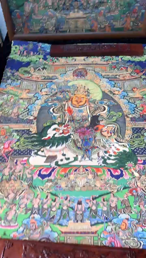 卷轴画099黄财神