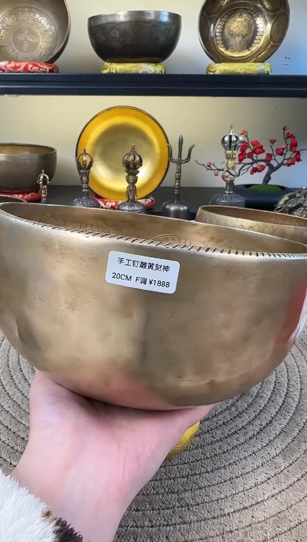 【闪购商品】20-f 尚铜阁尼泊尔颂钵送全套配件