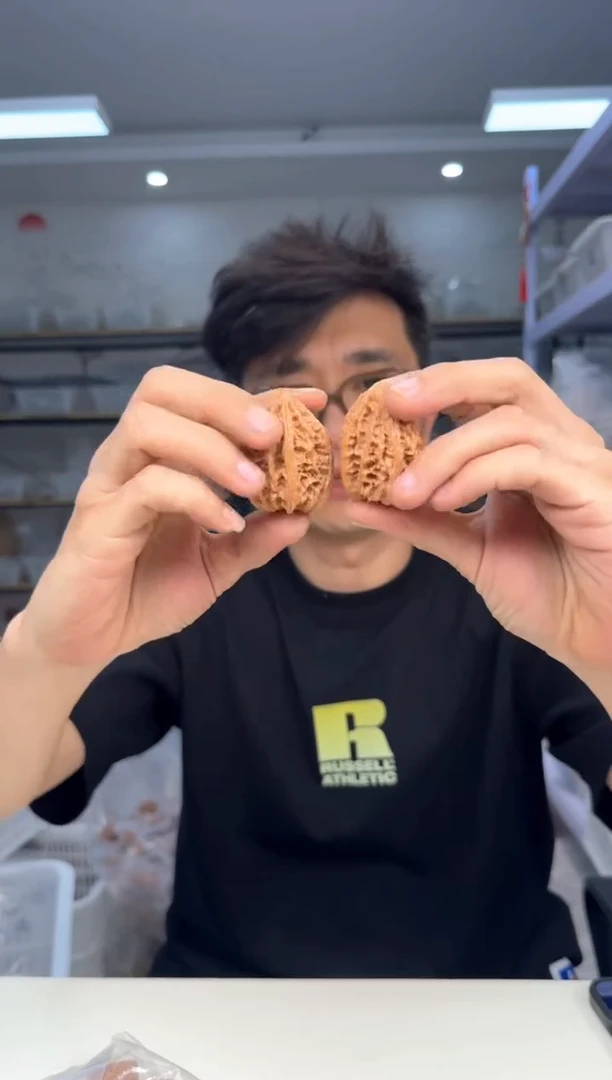 文玩核桃把件34蓟县原生树朝天锥