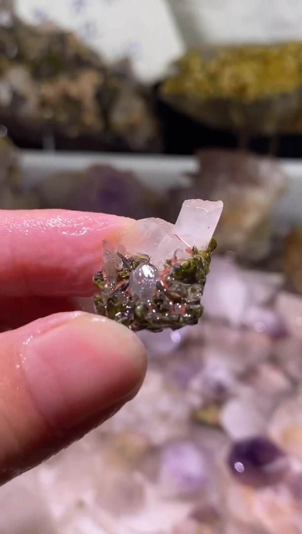 未镶嵌珠宝半成品水晶74号四川美姑超七花园水晶