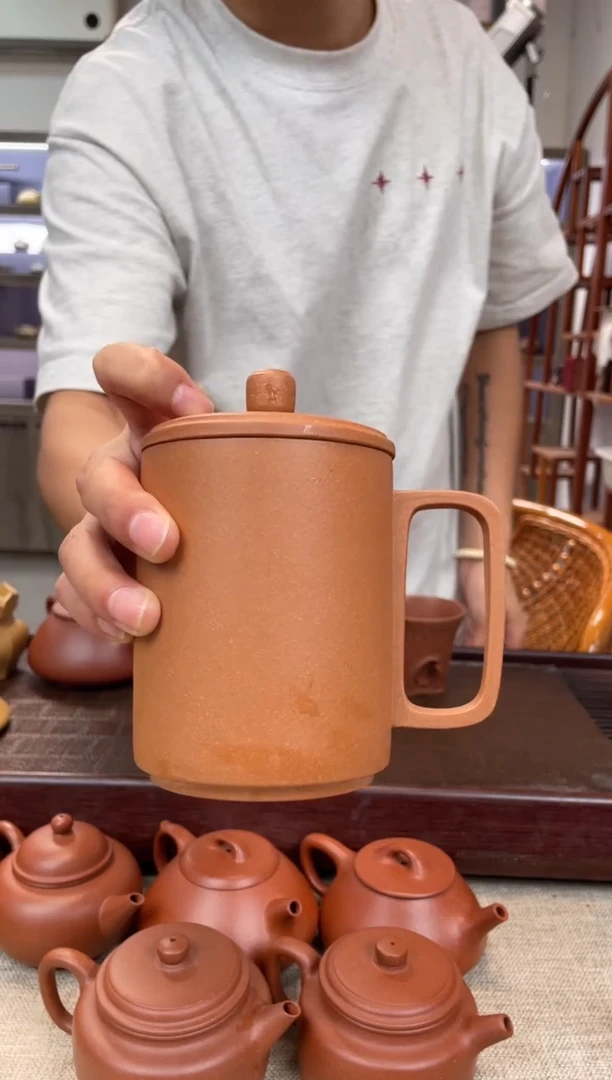 茶壶紫砂老段泥儒者盖杯