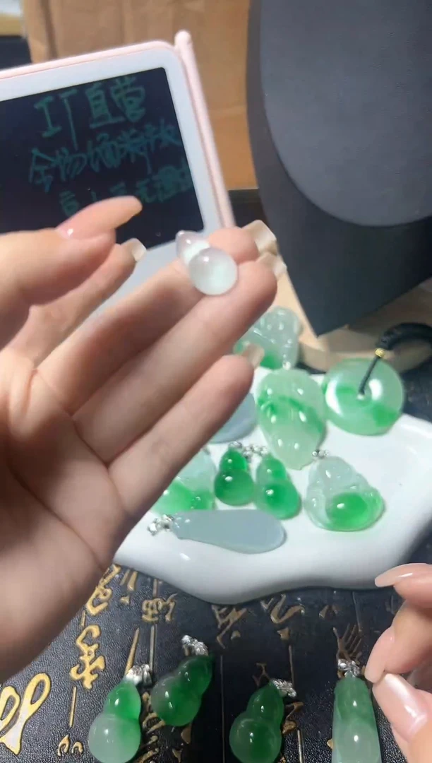 颈饰未镶嵌翡翠所见即所得，一图一物