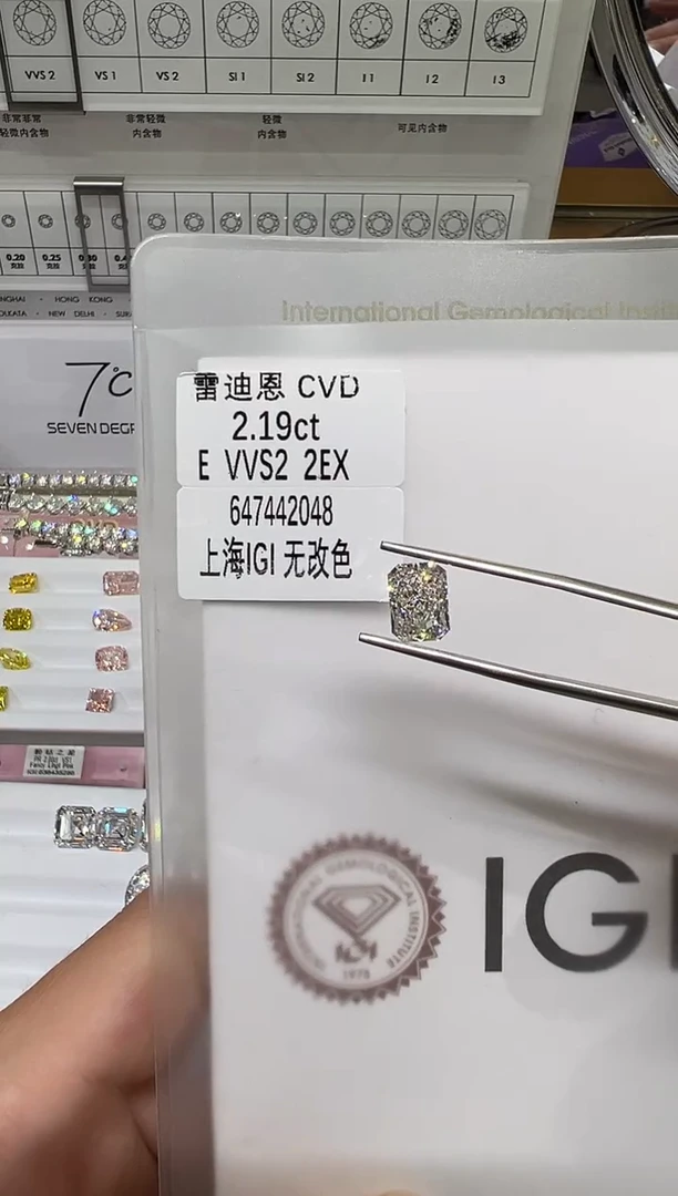 【闪购商品】实验室培育钻石未镶嵌@ 2.19ct 先鉴赏，再定制！