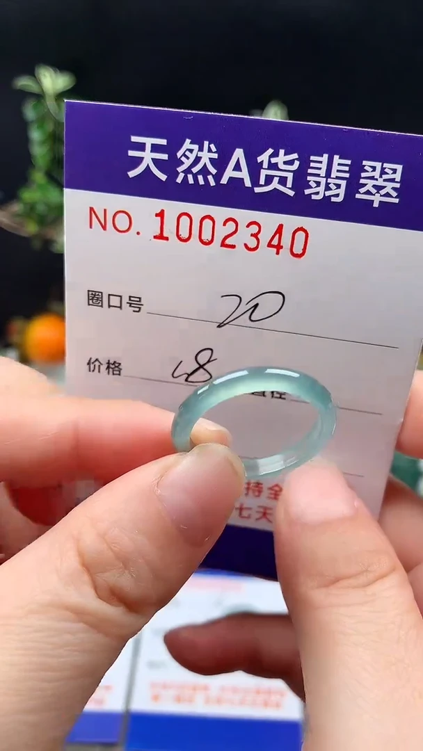 未镶嵌戒指翡翠20#