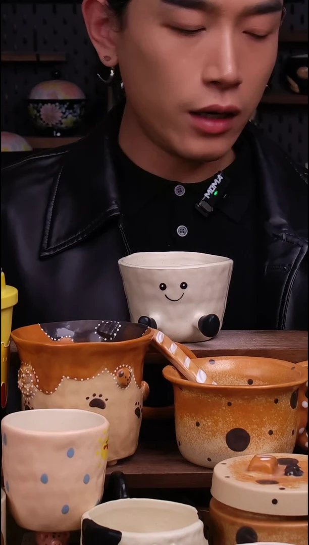 杯子景德镇可爱设计师款陶瓷