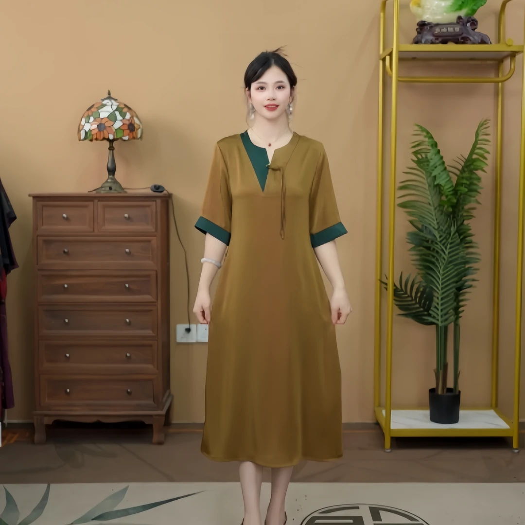 52151常规连衣裙夏季时尚女装显瘦休闲