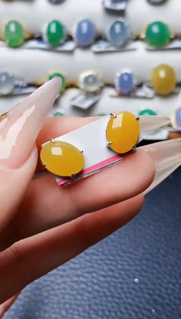 银S925镶嵌戒指翡翠1047